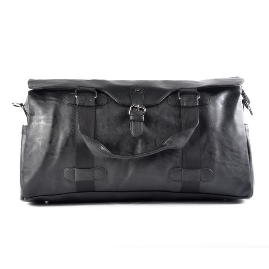 Geanta voiaj, pentru avion, piele ecologica, Naimeed D5415, Companion, Negru, 48x20x23cm