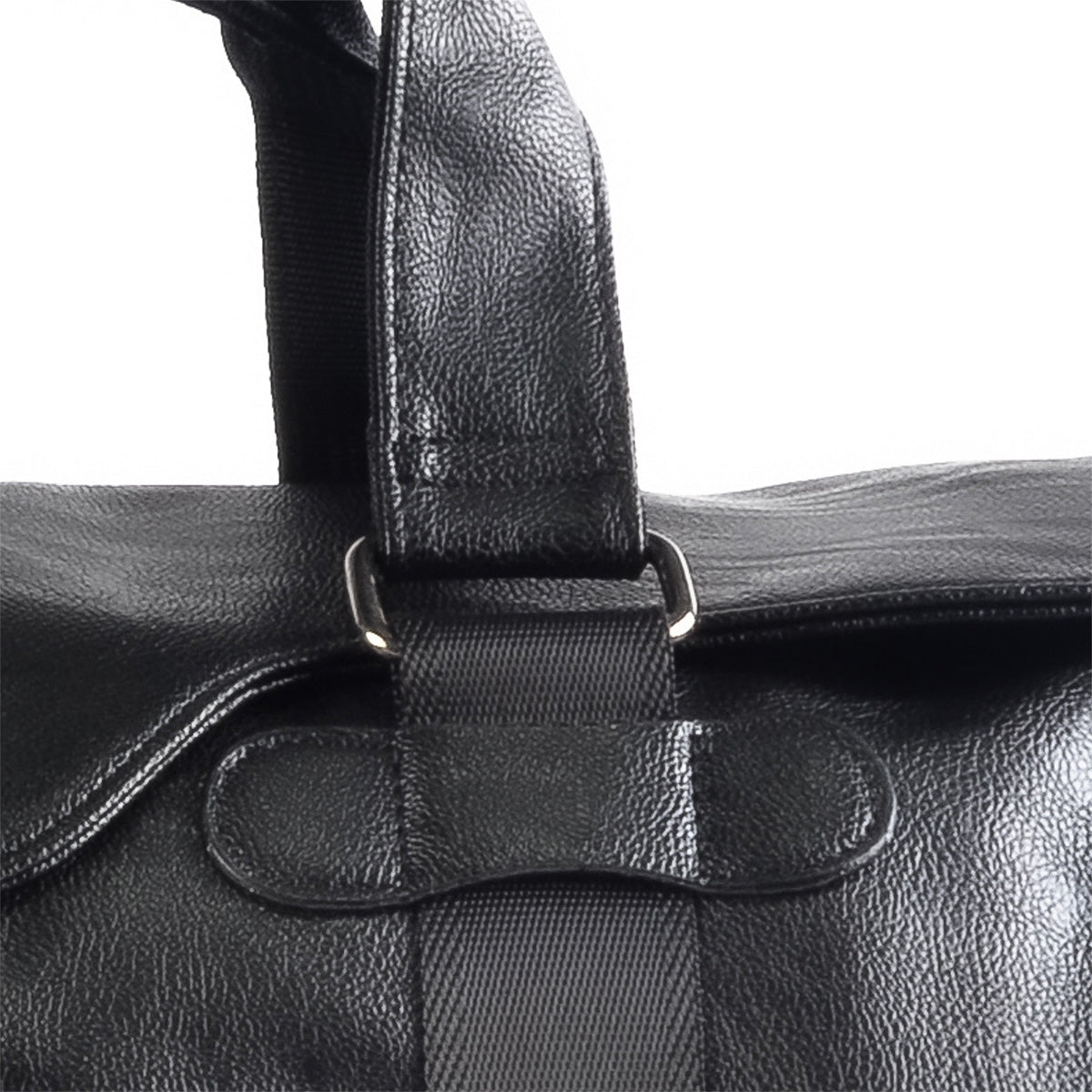 Geanta voiaj, pentru avion, piele ecologica, Naimeed D5415, Companion, Negru, 48x20x23cm