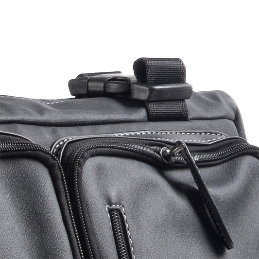 Geanta voiaj, pentru avion, piele ecologica, Naimeed D5420, Companion, Negru, 45x15x30cm