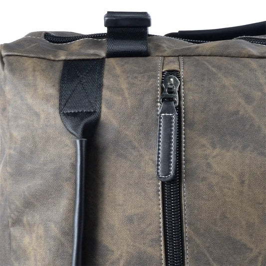 Geanta voiaj, pentru avion, piele ecologica, Naimeed D5421, Companion, Verde militar, 45x15x30cm - 221.ro