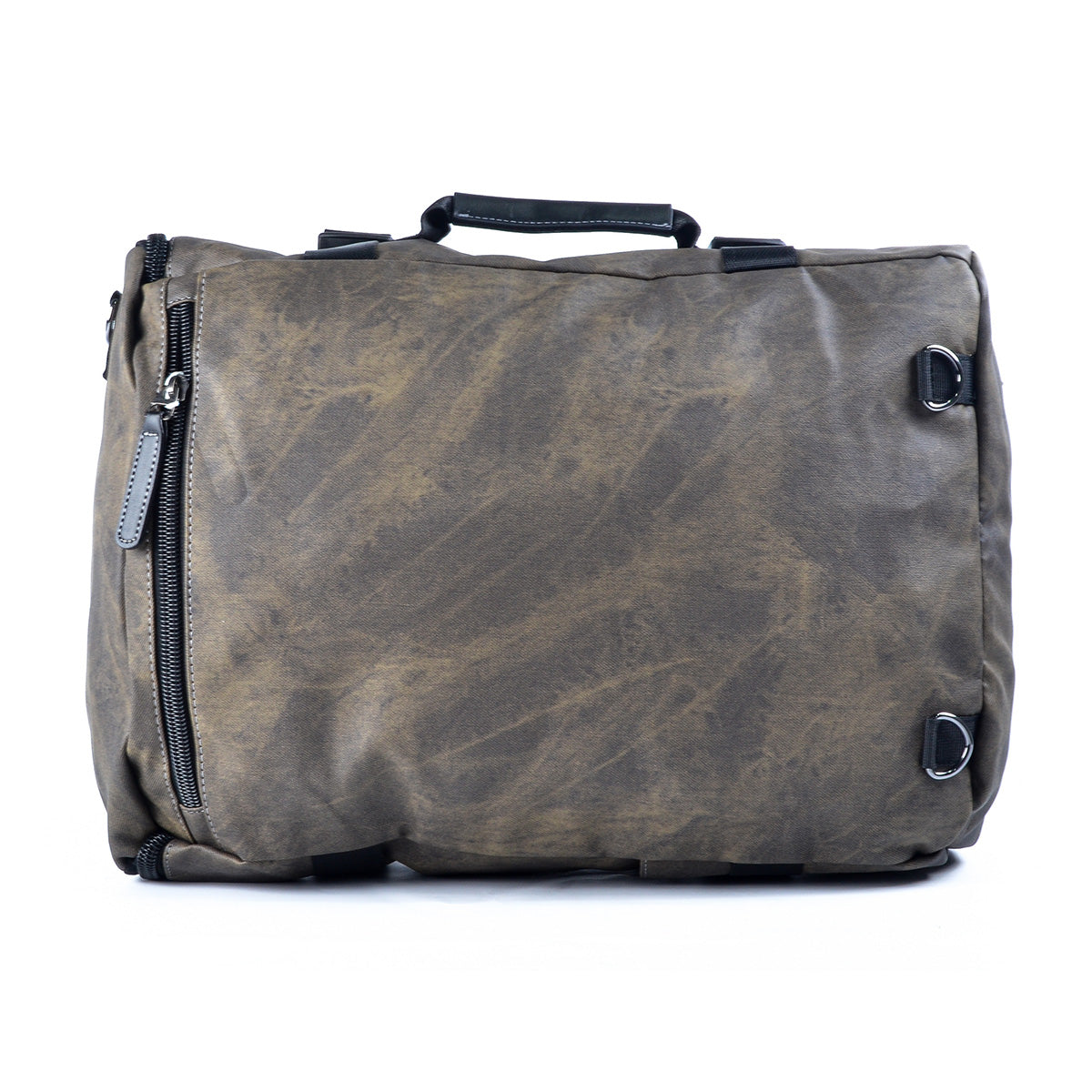 Geanta voiaj, pentru avion, piele ecologica, Naimeed D5421, Companion, Verde militar, 45x15x30cm