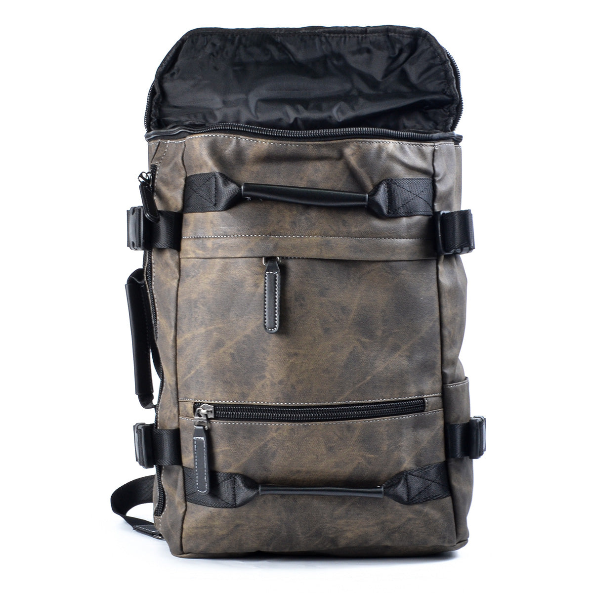 Geanta voiaj, pentru avion, piele ecologica, Naimeed D5421, Companion, Verde militar, 45x15x30cm