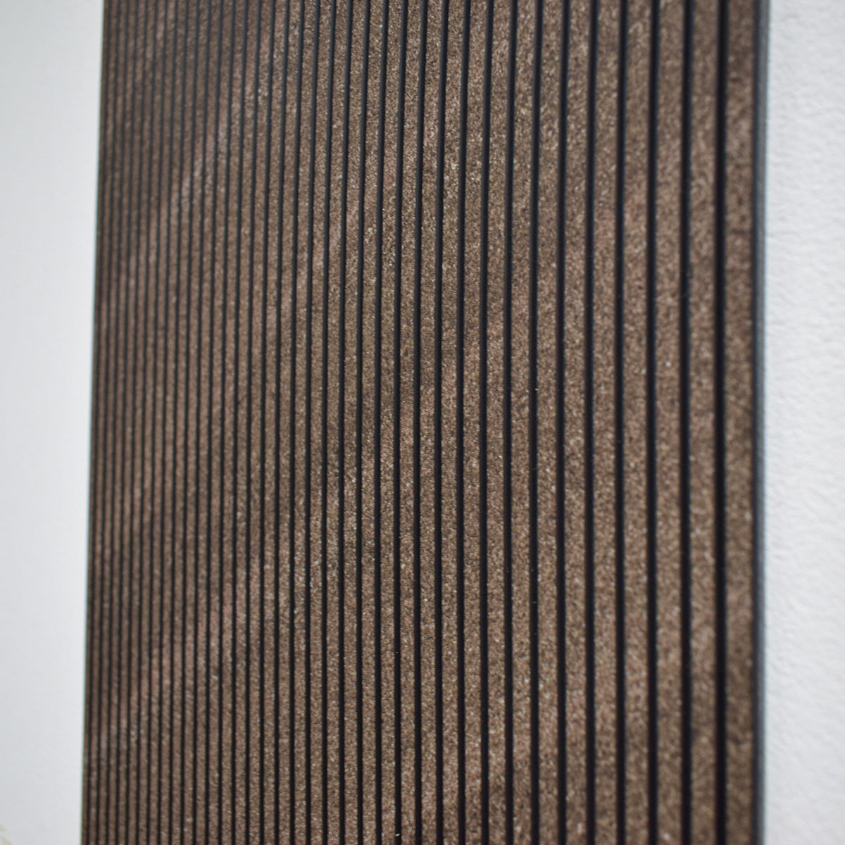 Set 5 panouri decorative, riflaj, polimer rigid, Naimeed D5465, 270x30x0.5cm, Maro