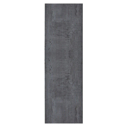 Set 5 panouri decorative, riflaj, polimer rigid, Naimeed D5466, 270x30x0.5cm, Gri - 221.ro