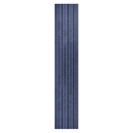 Set 5 panouri decorative, riflaj, polimer rigid, Naimeed D5469, 270x16x1cm, Albastru - 221.ro