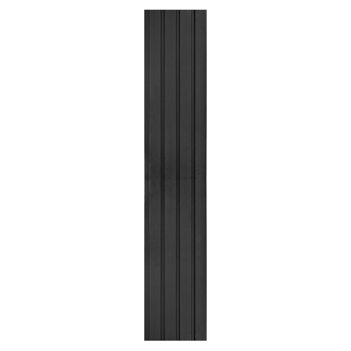 Set 2 panouri decorative, riflaj, polimer rigid, Naimeed D5470, 270x16x1cm, Negru