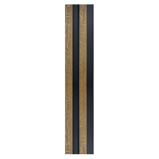 Set 5 panouri decorative, riflaj, polimer rigid, Naimeed D5477, 270x12x2cm, Maro - 221.ro