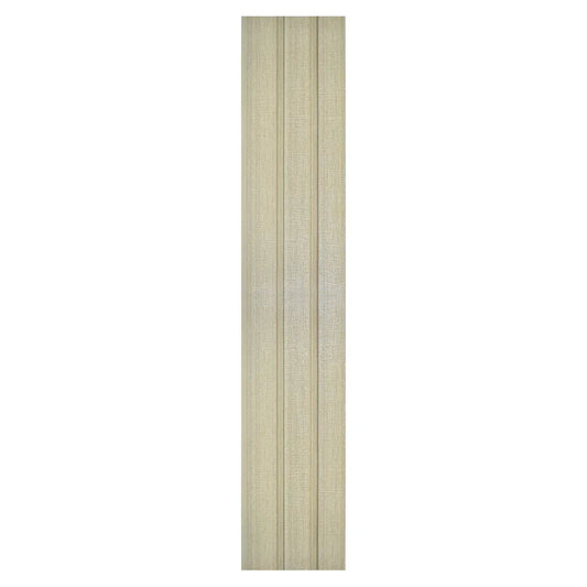 Set 5 panouri decorative, riflaj, polimer rigid, Naimeed D5482, 270x12x1cm, Crem deschis - 221.ro