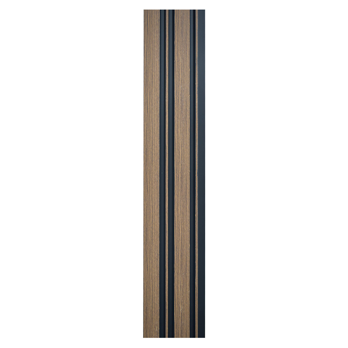 Set 2 panouri decorative, riflaj, polimer rigid, Naimeed D5489, 270x12x1cm, Maro