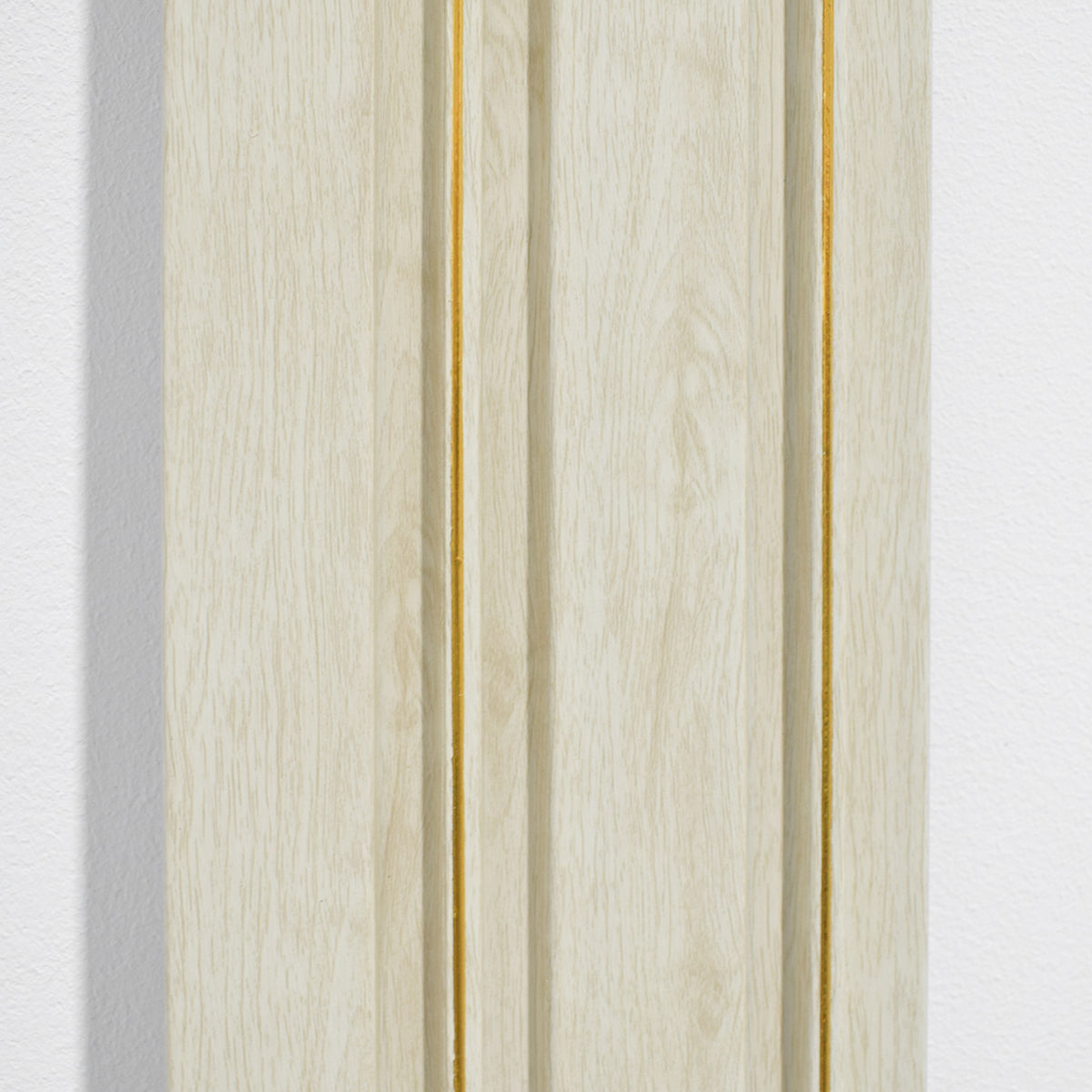 Panou decorativ, riflaj, polimer rigid, Naimeed D5491, 270x12x1cm, Alb
