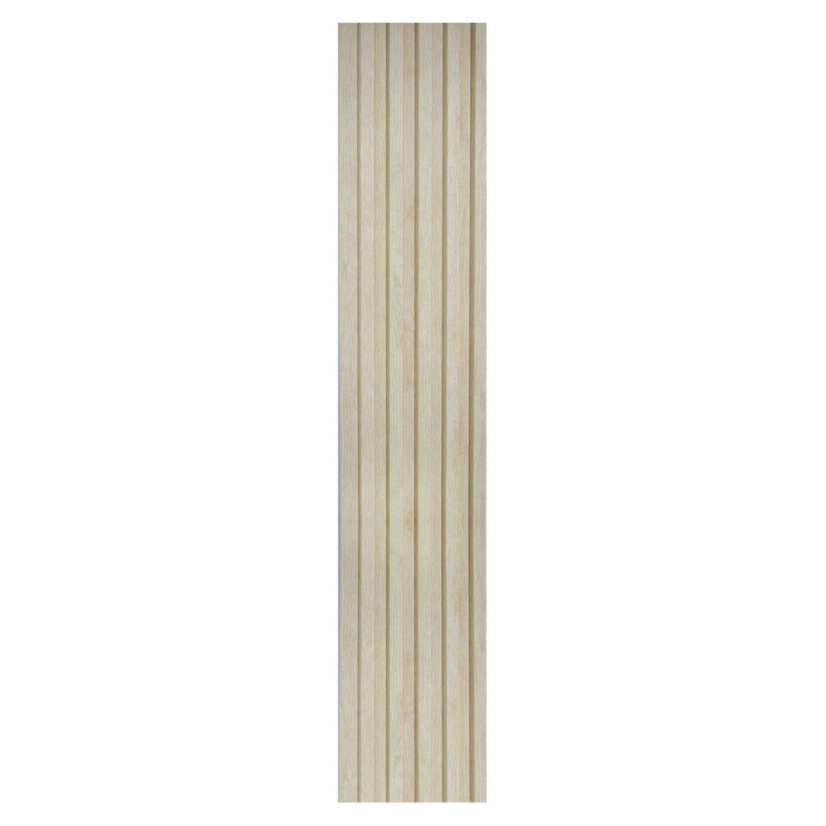 Set 2 panouri decorative, riflaj, polimer rigid, Naimeed D5496, 270x12x1cm, Crem