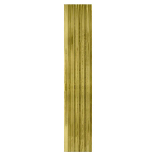 Set 5 panouri decorative, riflaj, polimer rigid, Naimeed D5498, 270x12x1cm, Auriu - 221.ro