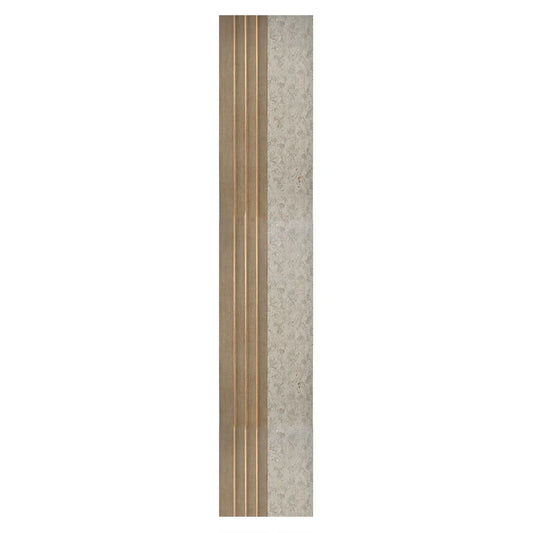 Set 5 panouri decorative, riflaj, polimer rigid, Naimeed D5501, 270x16x1cm, Crem inchis - 221.ro