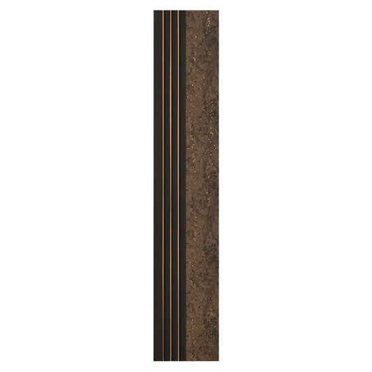 Set 5 panouri decorative, riflaj, polimer rigid, Naimeed D5502, 270x16x1cm, Maro - 221.ro