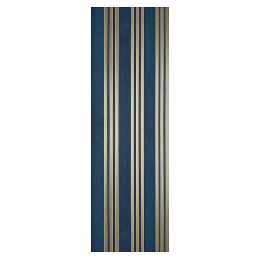 Set 5 panouri decorative, riflaj, polimer rigid, Naimeed D5508, 270x30x0.5cm, Turcoaz/Auriu - 221.ro