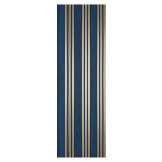 Set 5 panouri decorative, riflaj, polimer rigid, Naimeed D5508, 270x30x0.5cm, Turcoaz/Auriu - 221.ro