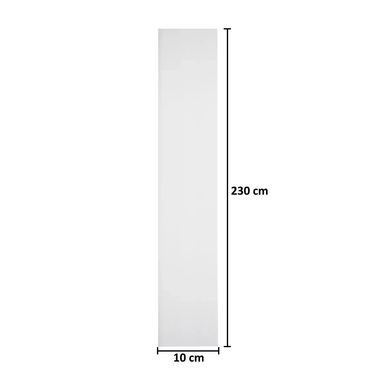 Plinta decorativa, polimer rigid, Naimeed D5731, Alb, 230x10x0.8cm - 221.ro