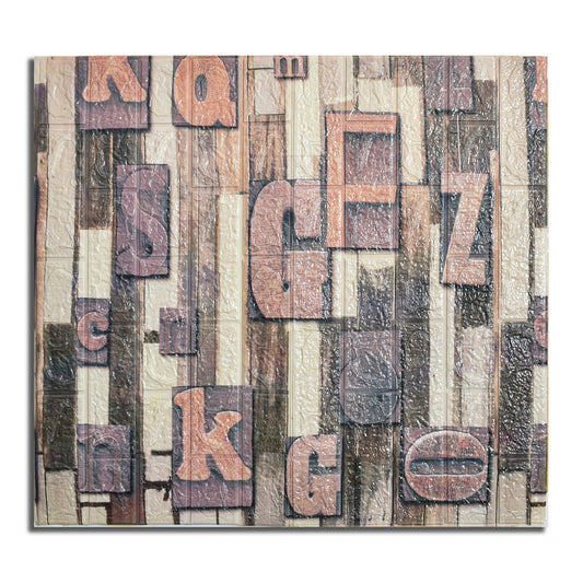 Set 10 x Tapet 3D autoadeziv, design modern, usor de curatat, 70x77cm, Naimeed D5553