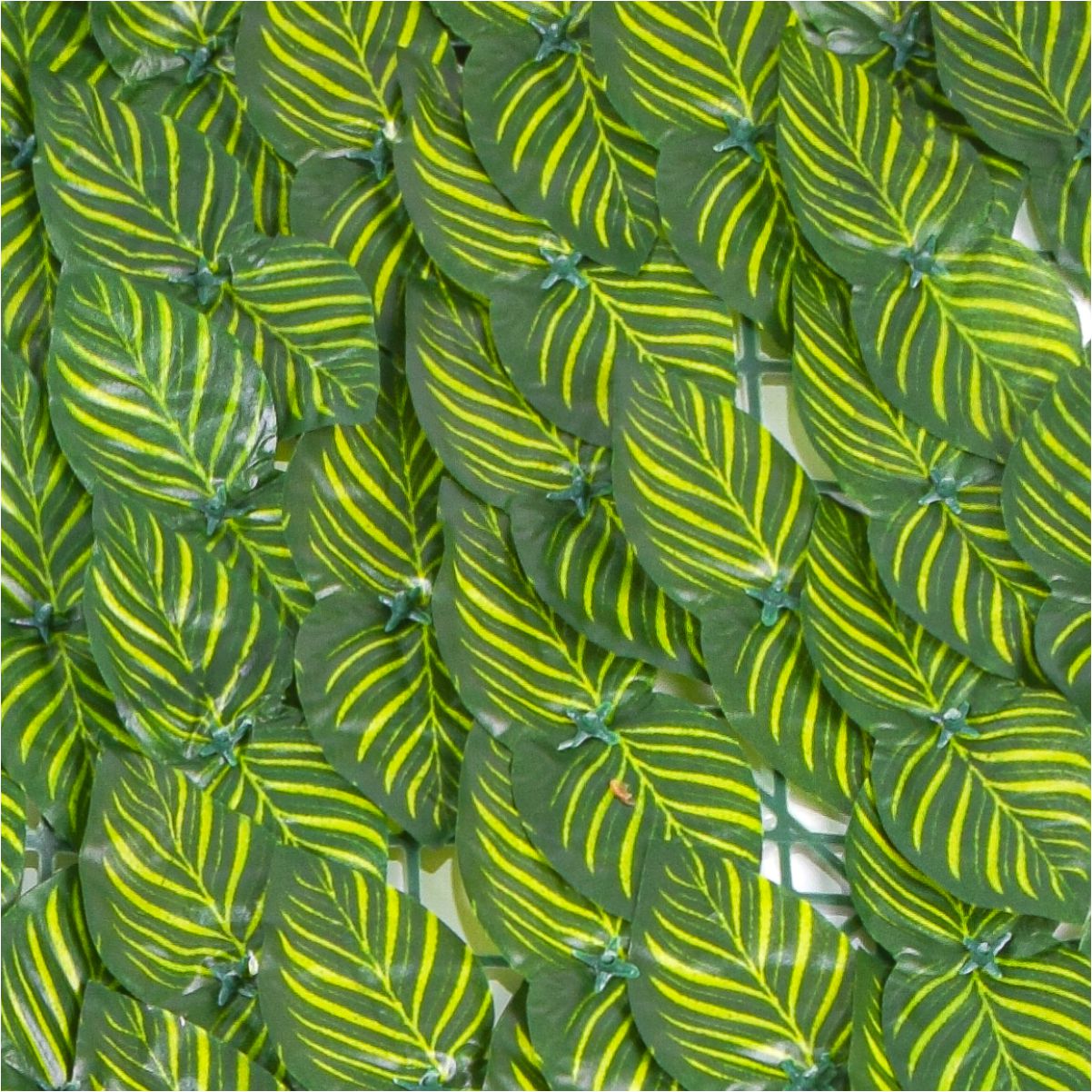 Plasa gard, frunze artificiale, Naimeed D5571, paravan pentru balcon, terasa si gard, Verde