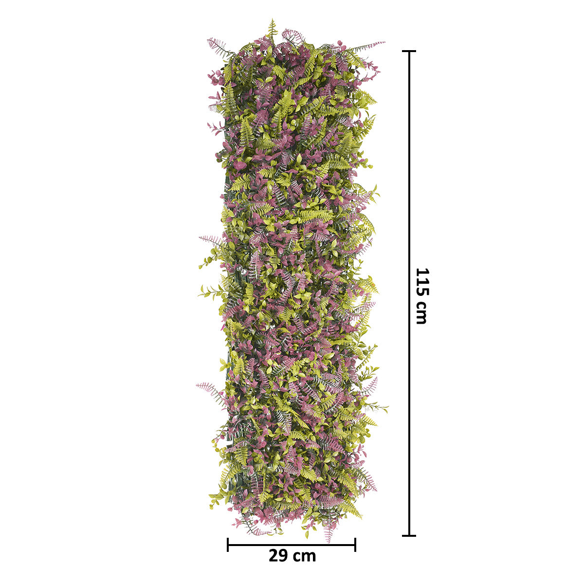 Paravan verde artificial, extensibil, Naimeed D5573, Verde/Maro