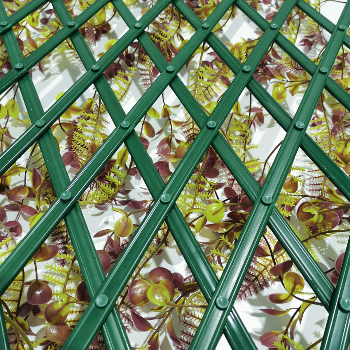 Paravan verde artificial, extensibil, Naimeed D5573, Verde/Maro