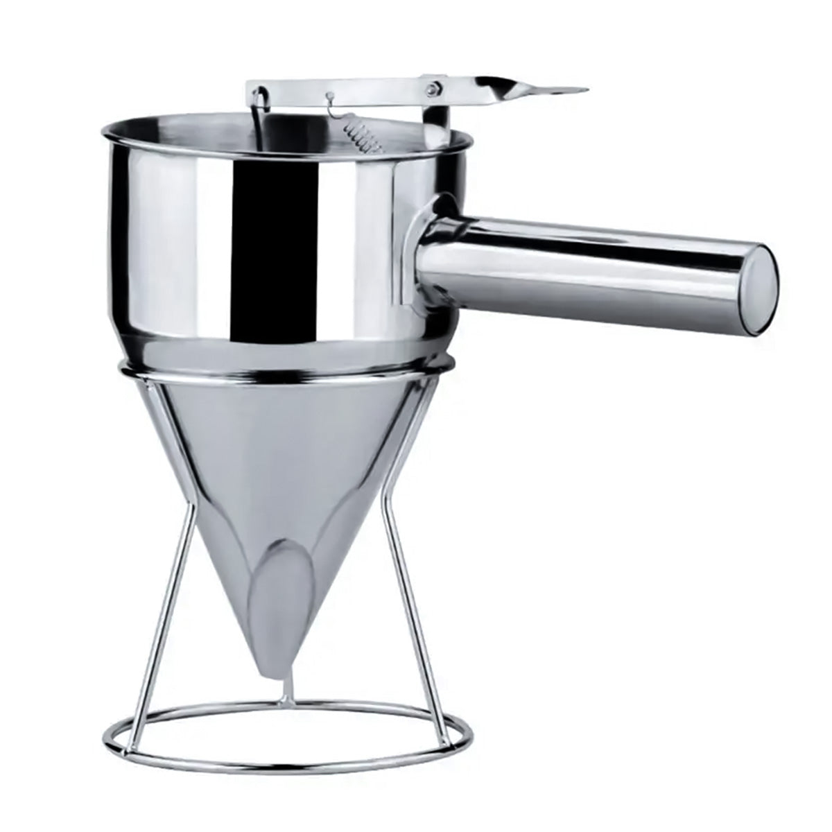 Dozator pentru aluat si topping, Naimeed D5575, inox, cu suport