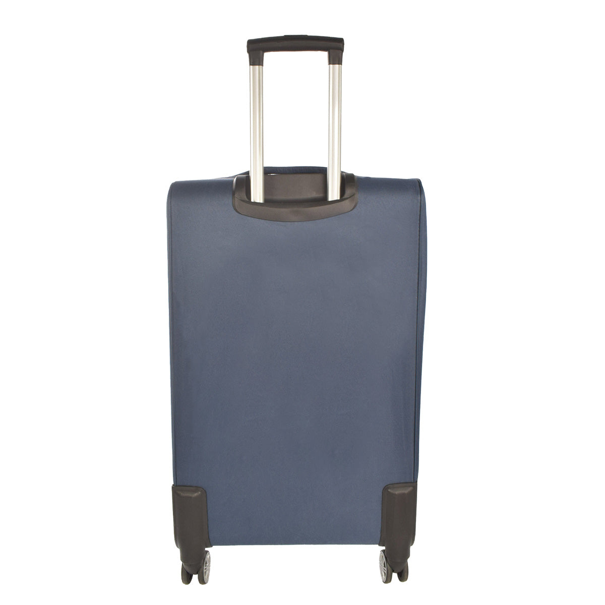 Set 3 trolere voiaj, Naimeed D5593, 4 roti duble 360 grade, material textil, inchidere cifru, Albastru
