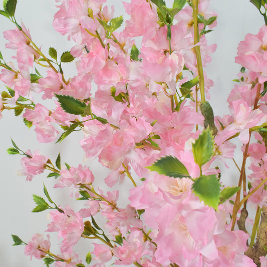 Copac artificial, Cires (Sakura) fara ghiveci, Naimeed D5603, 180x100 cm, Roz