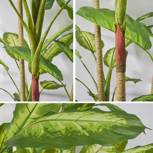 Copac artificial, Dieffenbachia Seguine fara ghiveci, Naimeed D5605, 215x80 cm, Verde