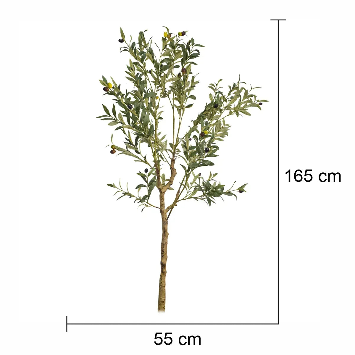 Copac artificial, Maslin fara ghiveci, Naimeed D5606, 165x55 cm, Verde - 221.ro