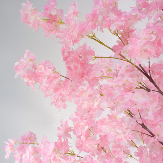 Copac artificial, Cires Japonez (Sakura) fara ghiveci, Naimeed D5624, 185x110 cm, Roz