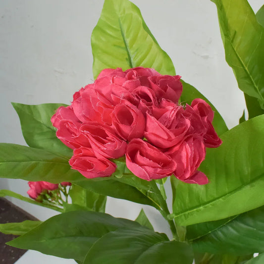 Floare artificiala fara ghiveci, Naimeed D5631, 90x67 cm, Roz Aprins - 221.ro