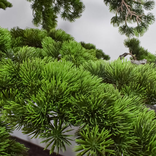 Copac artificial, Bonsai fara ghiveci, Naimeed D5647, 300x264x60 cm, Verde