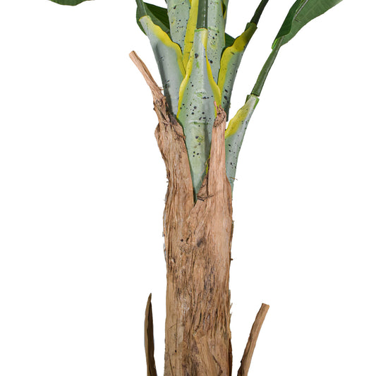 Copac artificial, Banan Musa fara ghiveci, Naimeed D5649, 305x120 cm, Verde