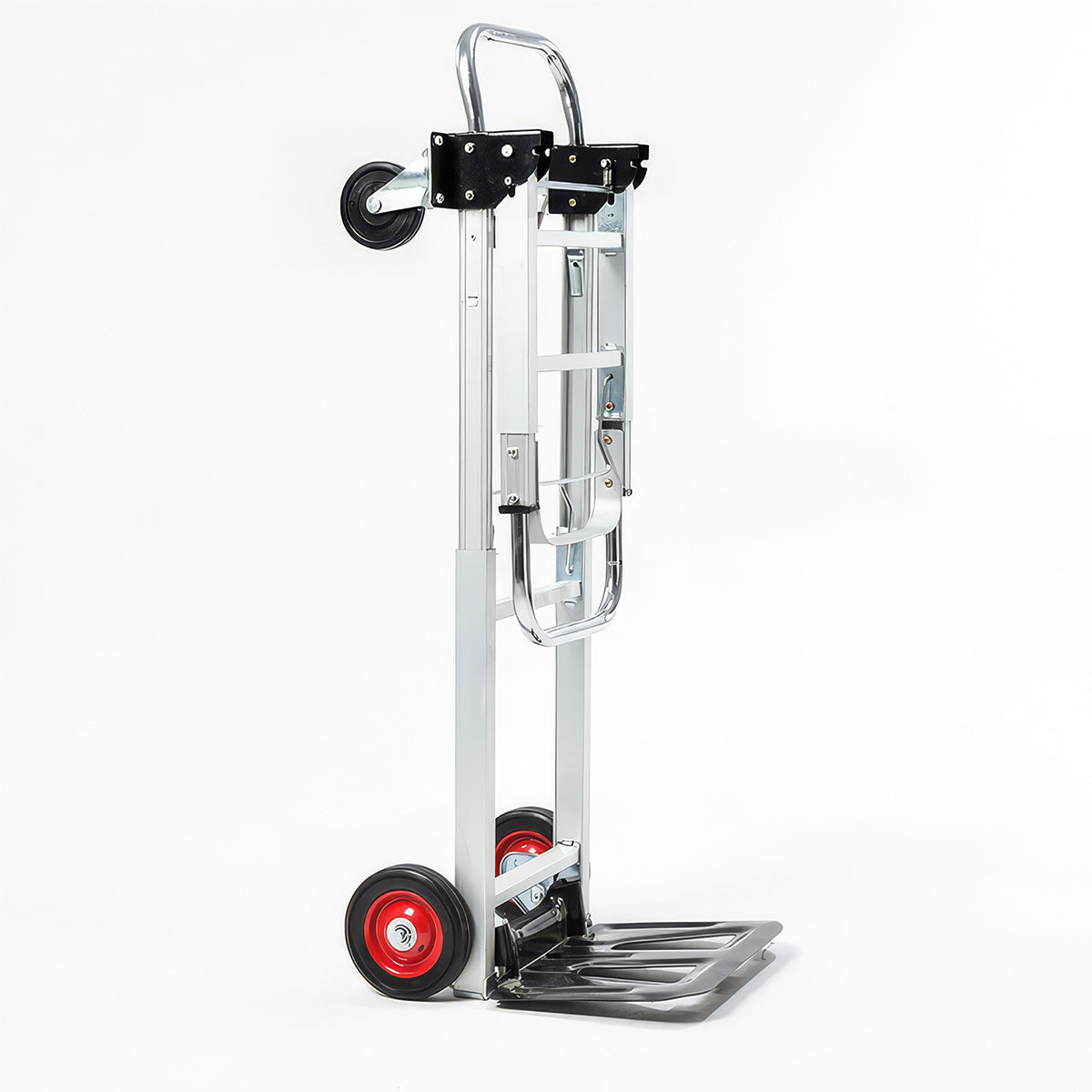 Carucior marfa cu platforma, Naimeed D5661, manevrabil in 2 pozitii, pliabil, 38x105x87cm, 100kg, Aluminiu