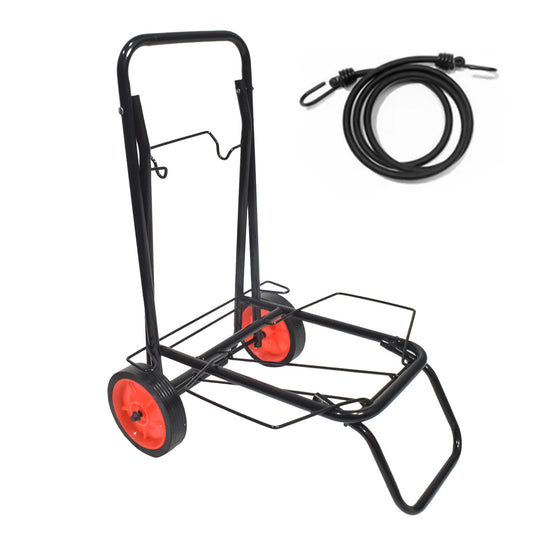 Carucior de cumparaturi pliabil, Naimeed D5672, inaltime ajustabila, roti silentioase, maner ergonomic, 48x38x100cm, 30kg Negru