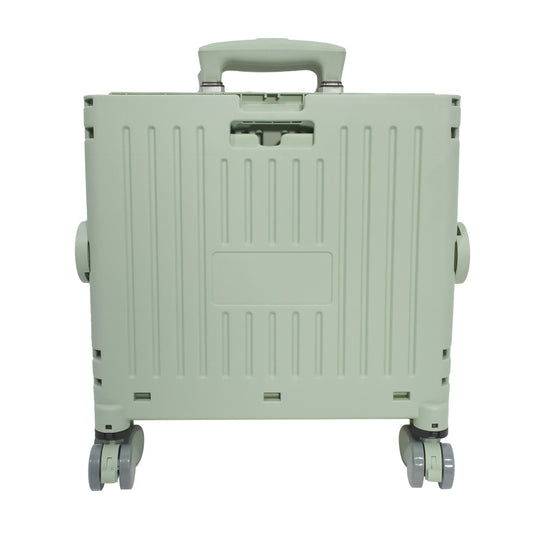 Carucior pliabil, Naimeed D5675, sistem blocare, maner extensibil, capac retractabil, 30 L, 39x35x48cm, Turcoaz