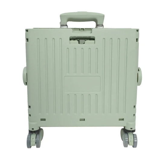 Carucior pliabil, Naimeed D5675, sistem blocare, maner extensibil, capac retractabil, 30 L, 39x35x48cm, Turcoaz - 221.ro