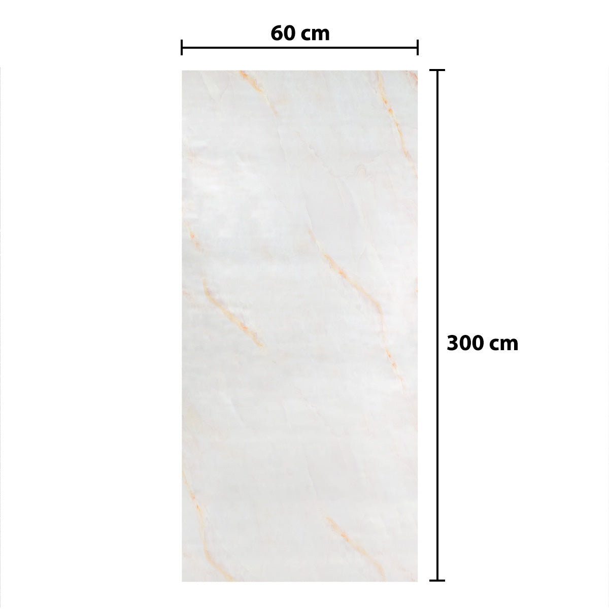 Rola panou autoadeziv, Naimeed D5681, design modern, 2mm grosime, 60x300cm, Crem