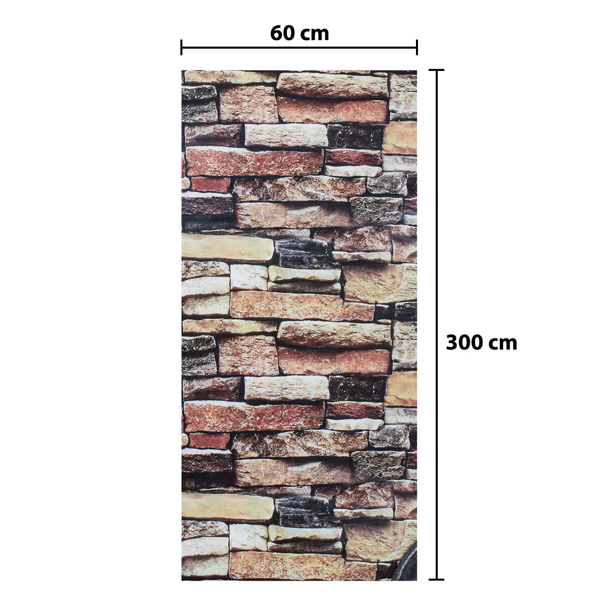 Rola panou autoadeziv, Naimeed D5684, design modern, 2mm grosime, 60x300cm, Multicolor