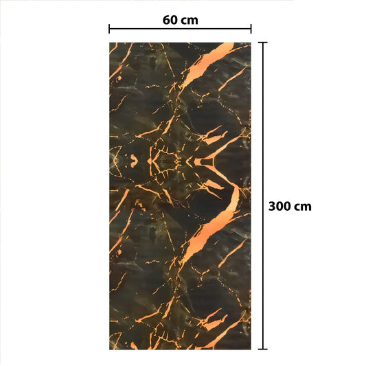Rola panou autoadeziv, Naimeed D5700, design modern, 2mm grosime, 60x300cm, Negru - 221.ro
