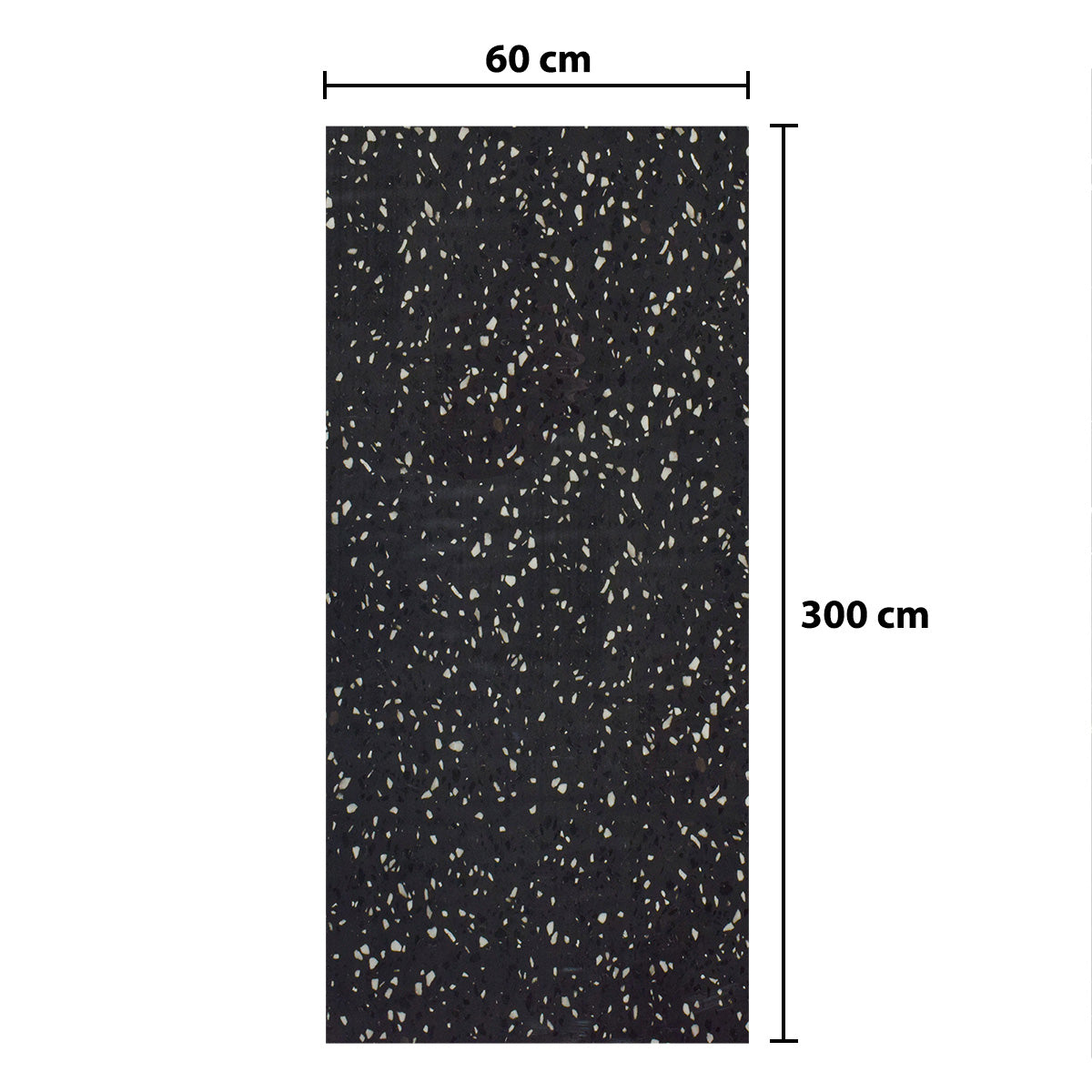 Rola panou autoadeziv, Naimeed D5716, design modern, 2mm grosime, 60x300cm, Negru