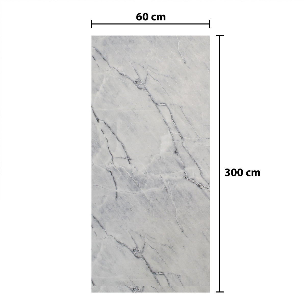 Rola panou autoadeziv, Naimeed D5721, design modern, 2mm grosime, 60x300cm, Gri