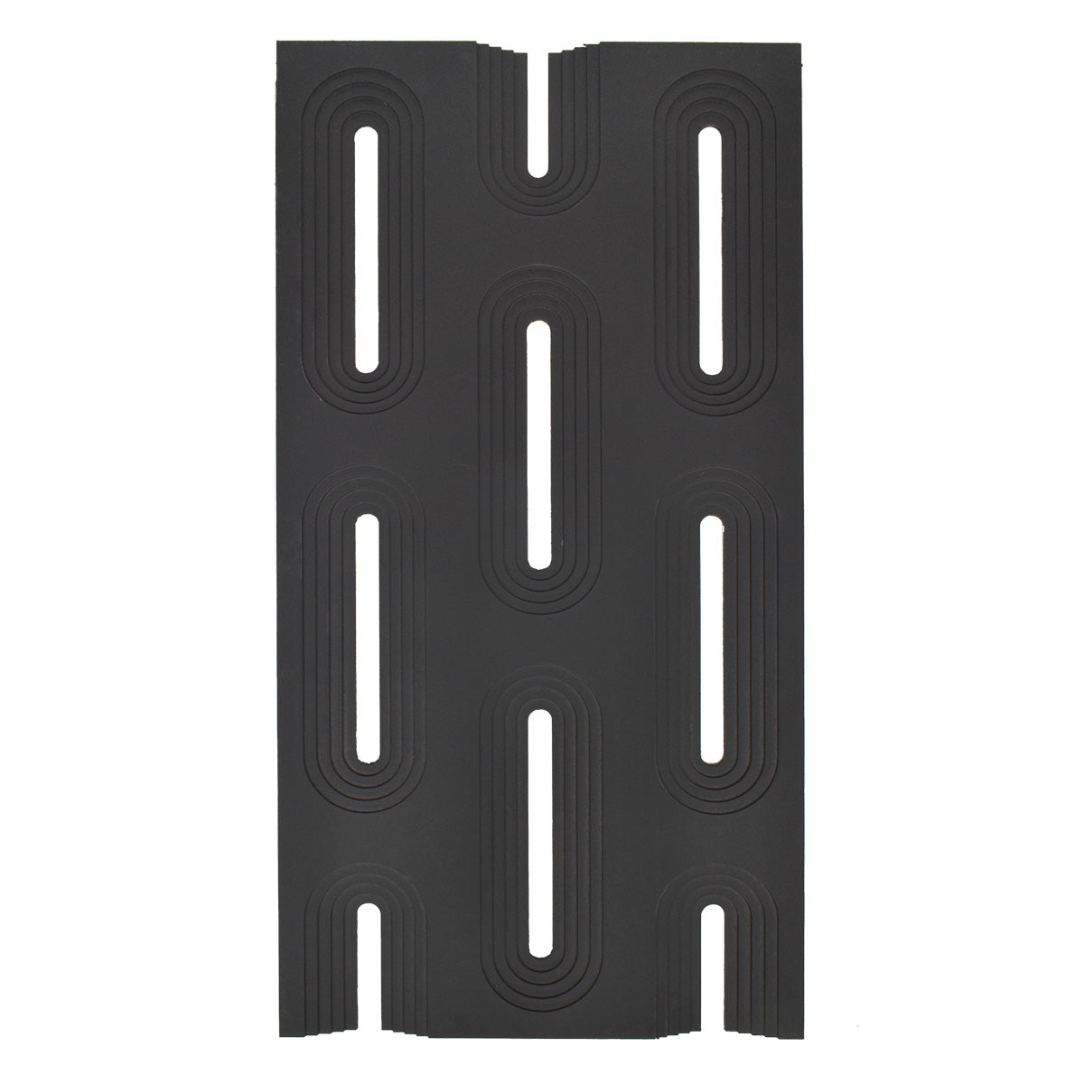 Set 4 x Panou Decorativ 3D, Naimeed D5765, ultrausor, design elegant, PU, 120 x 60 x 3 cm, Negru