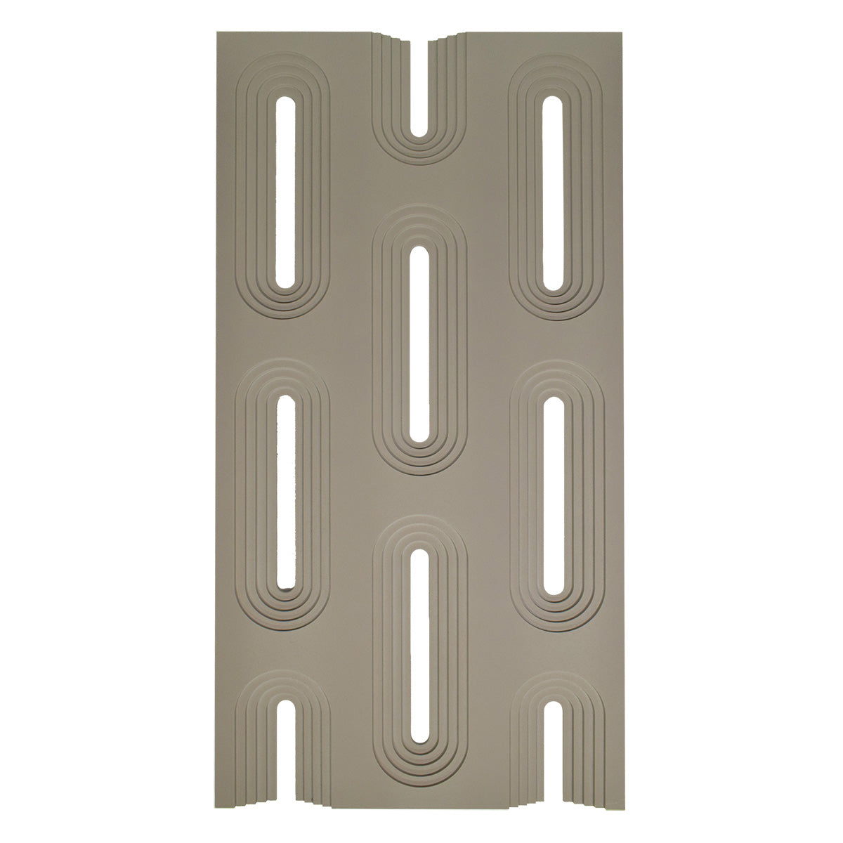 Set 4 x Panou Decorativ 3D, Naimeed D5766, ultrausor, design elegant, PU, 120 x 60 x 3 cm, Crem