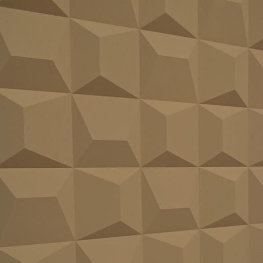 Set 6 x Panou Decorativ 3D, Naimeed D5770, ultrausor, design elegant, PU, 120 x 60 x 2.5 cm, Maro