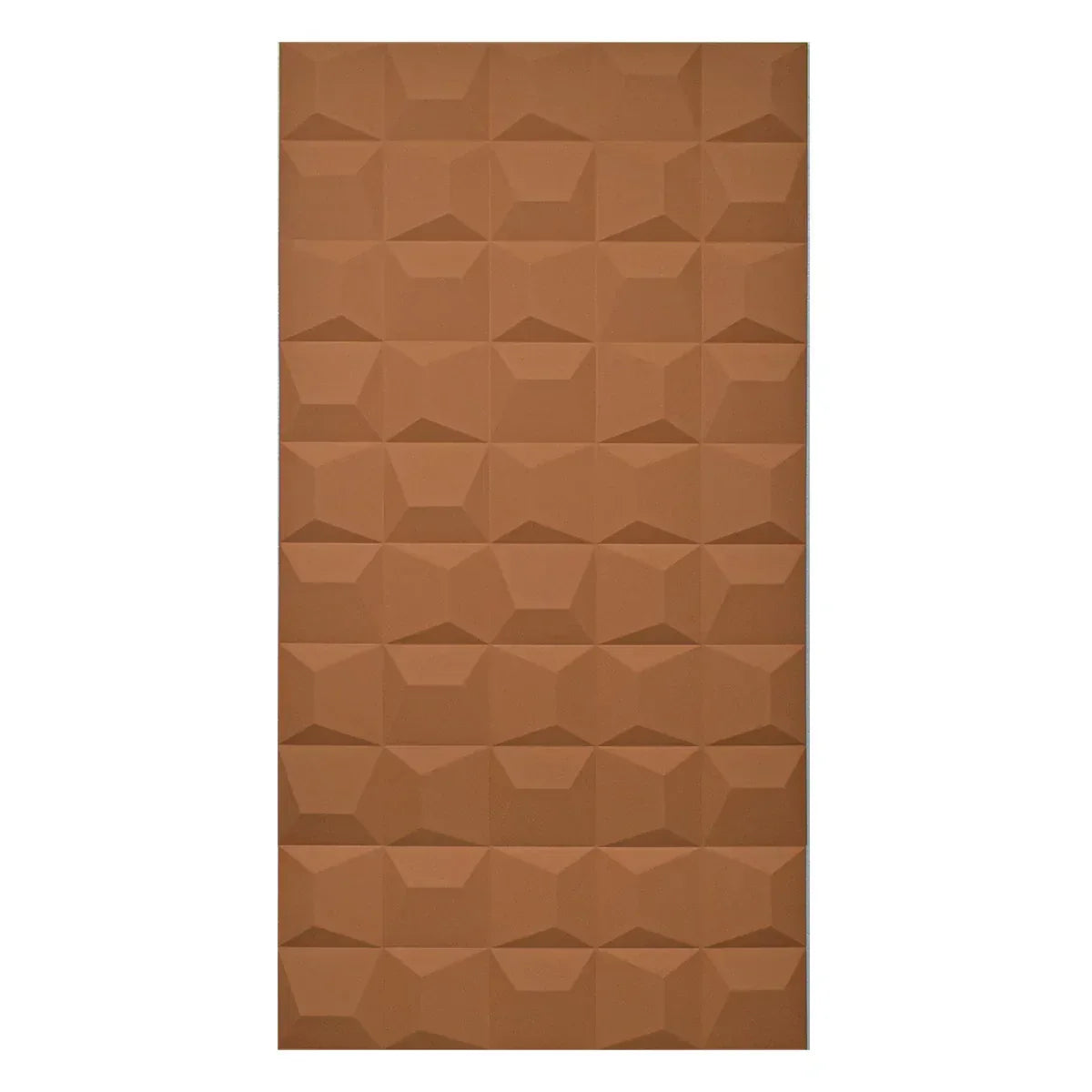 Set 5 x Panou Decorativ 3D, Naimeed D5771, ultrausor, design elegant, PU, 120 x 60 x 2.5 cm, Caramiziu - 221.ro