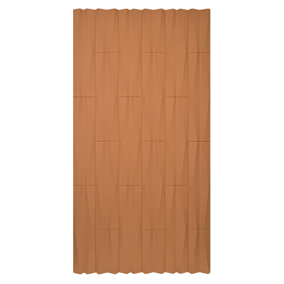 Set 6 x Panou Decorativ 3D, Naimeed D5775, ultrausor, design elegant, PU, 120 x 60 x 2.5 cm, Portocaliu