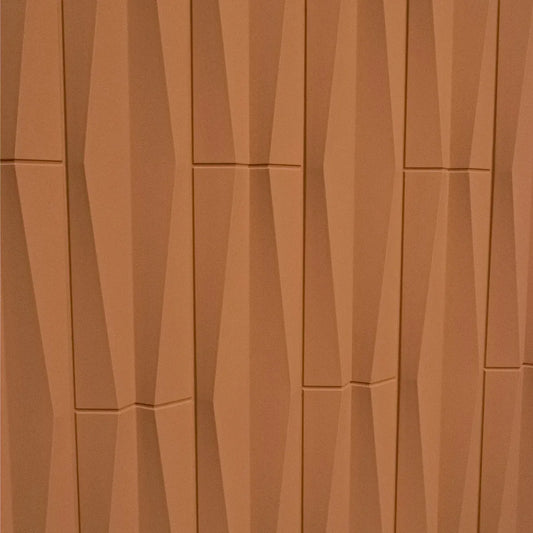 Set 6 x Panou Decorativ 3D, Naimeed D5775, ultrausor, design elegant, PU, 120 x 60 x 2.5 cm, Portocaliu - 221.ro