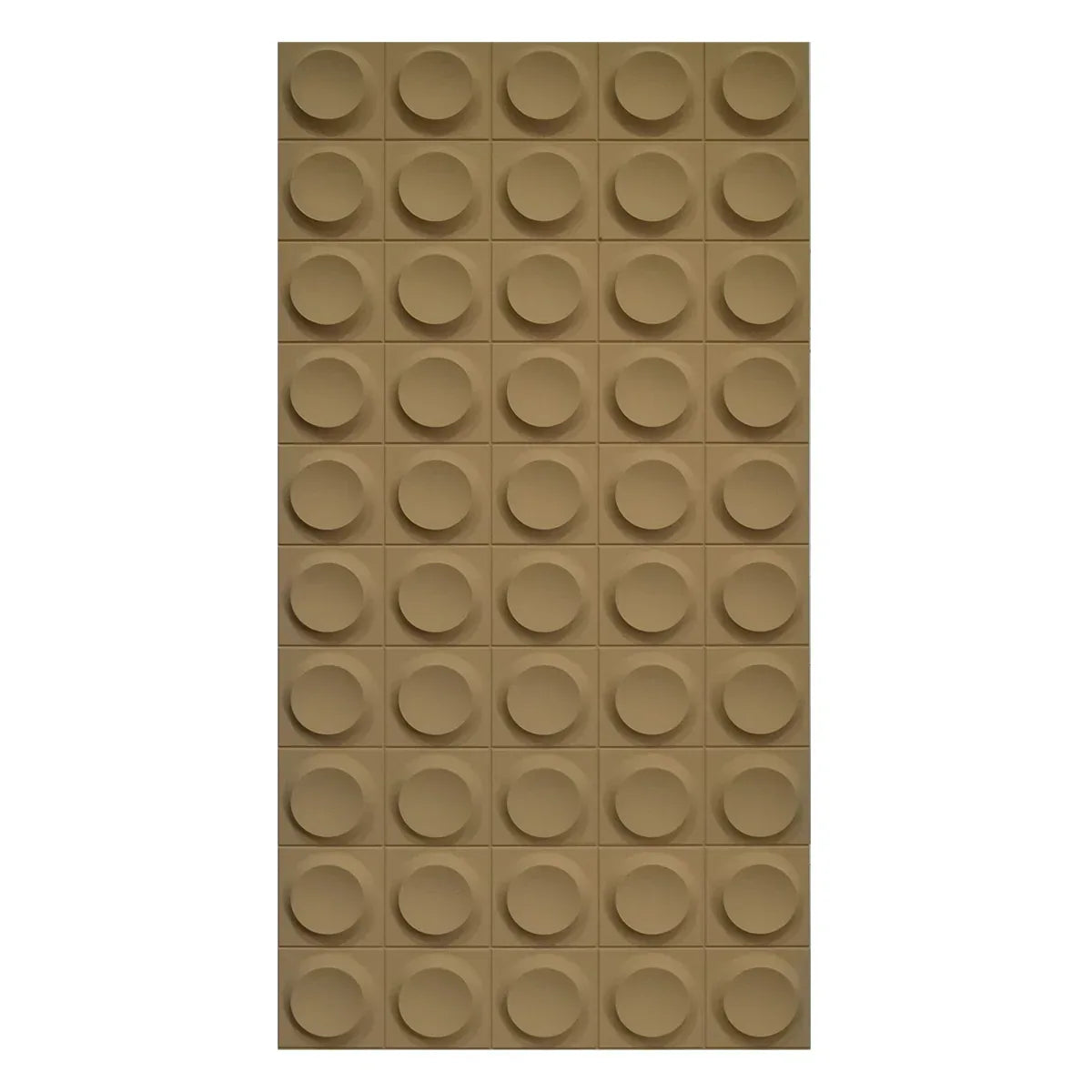 Set 5 x Panou Decorativ 3D, Naimeed D5778, ultrausor, design elegant, PU, 120 x 60 x 2.5 cm, Maro - 221.ro